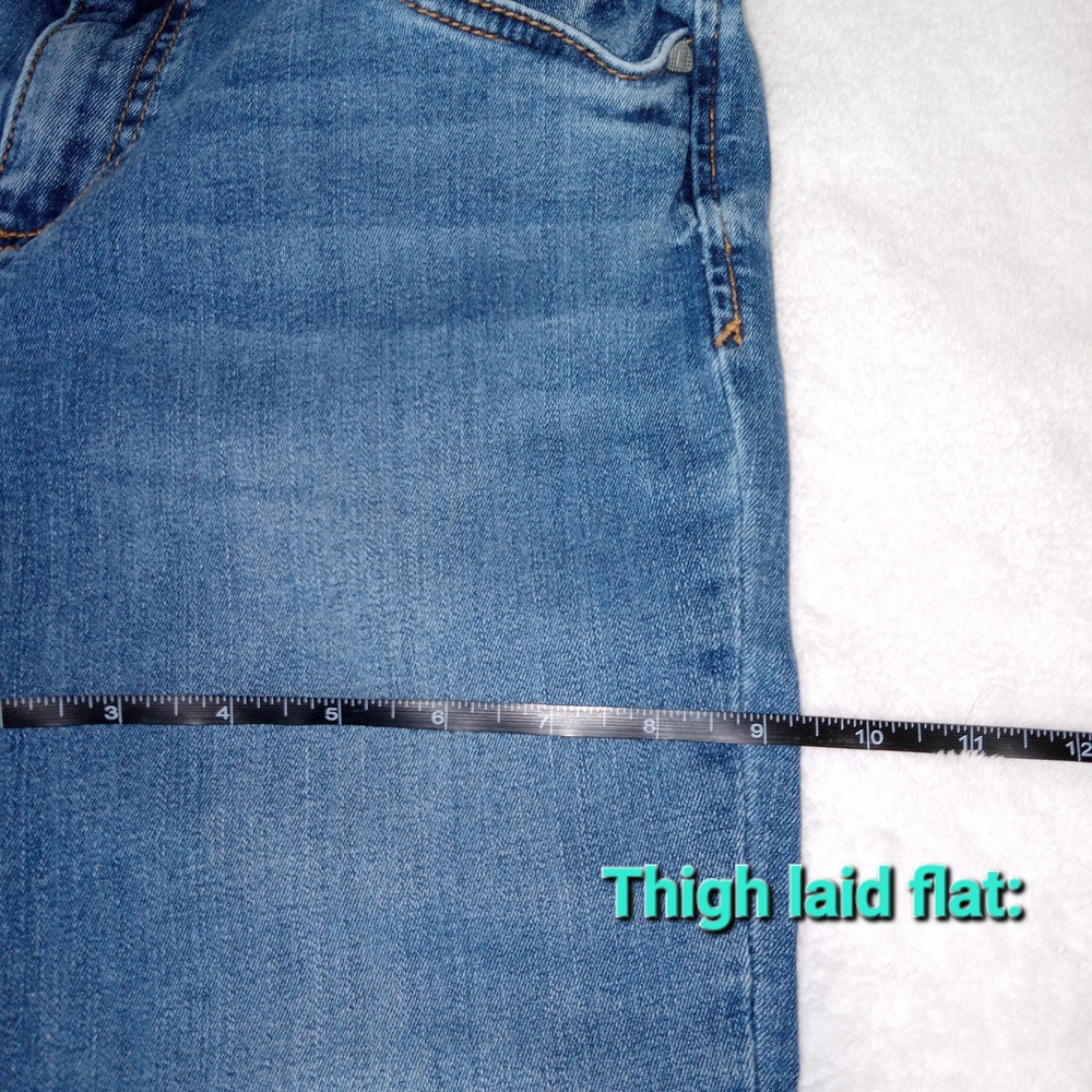 KUT From The Kloth Natalie Bootcut Jeans Womens 6 Blue Mid Rise Stretch Flare - Picture 10 of 13